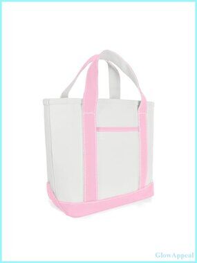 Heavy Duty Cotton Canvas Tote Bag Gift Party Favor Expandable Gusset